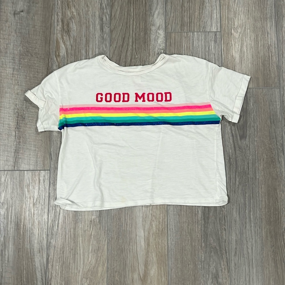 Rainbow Cropped Shirt